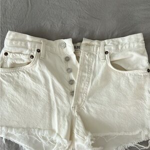 Agolde Women's white Jean Shorts